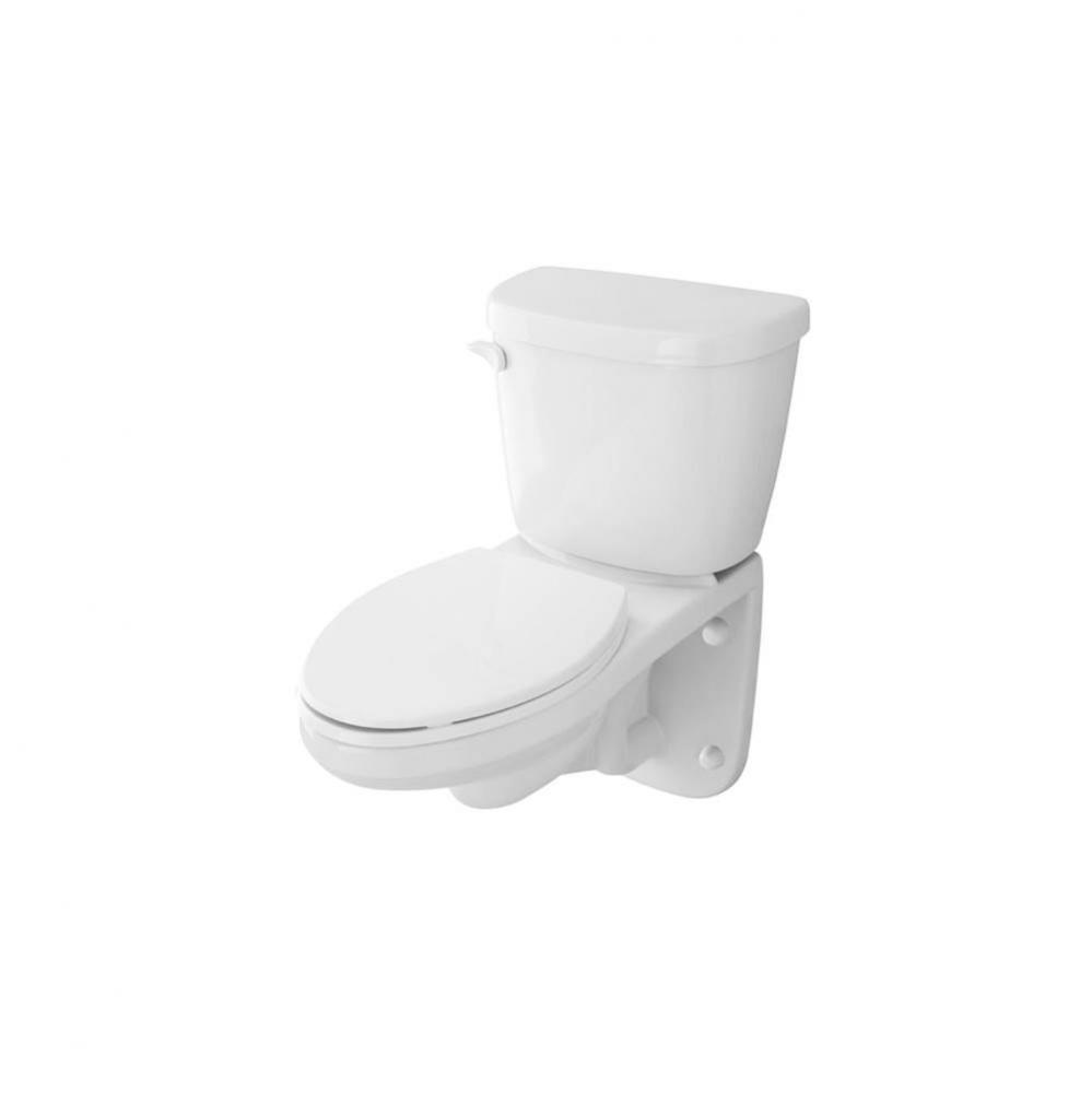 Maxwell 1.28gpf Wall Hung Back Outlet EL Combo: G0021970 Bowl w/ G0028970 Tank White