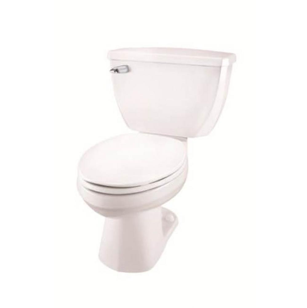 Ultra Flush 1.28Gpf El 10'' Ri Combo: Ghe21372 Bowl W/ Ghe28385 Tank White