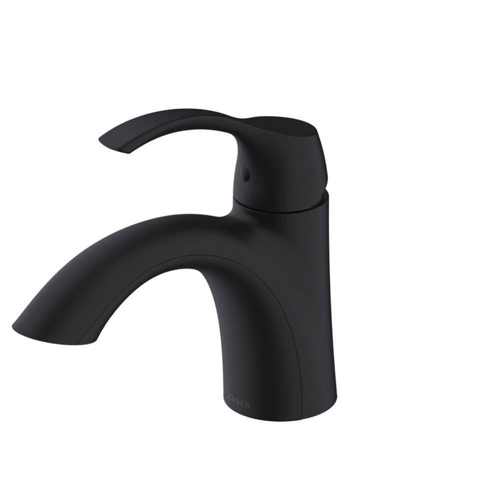 Antioch 1H Lavatory Faucet Single Hole Mount w/ 50/50 Touch Down Drain 1.2gpm Satin Black