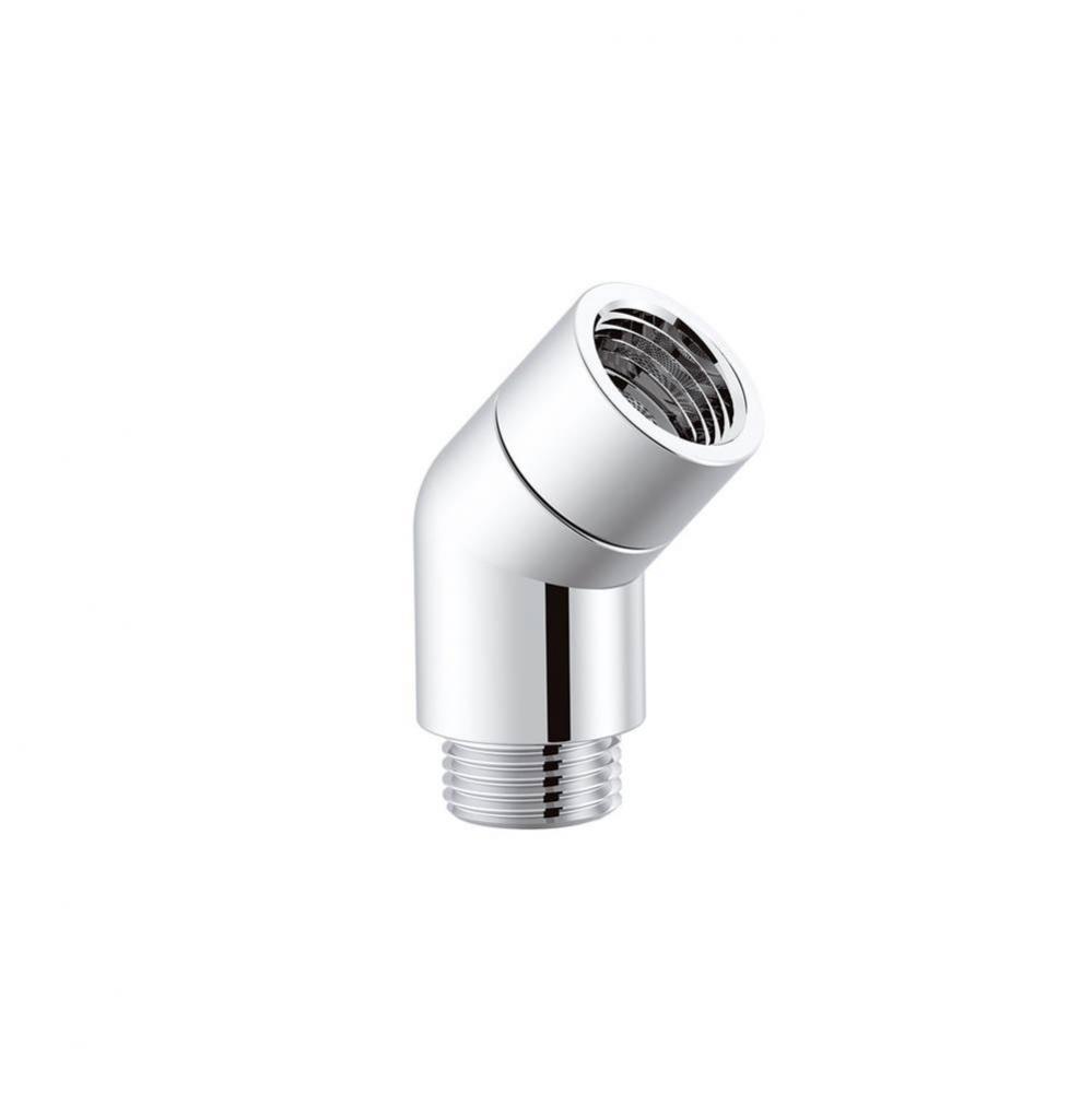 Floor Mount Tub Filler Elbow Adapter Chrome