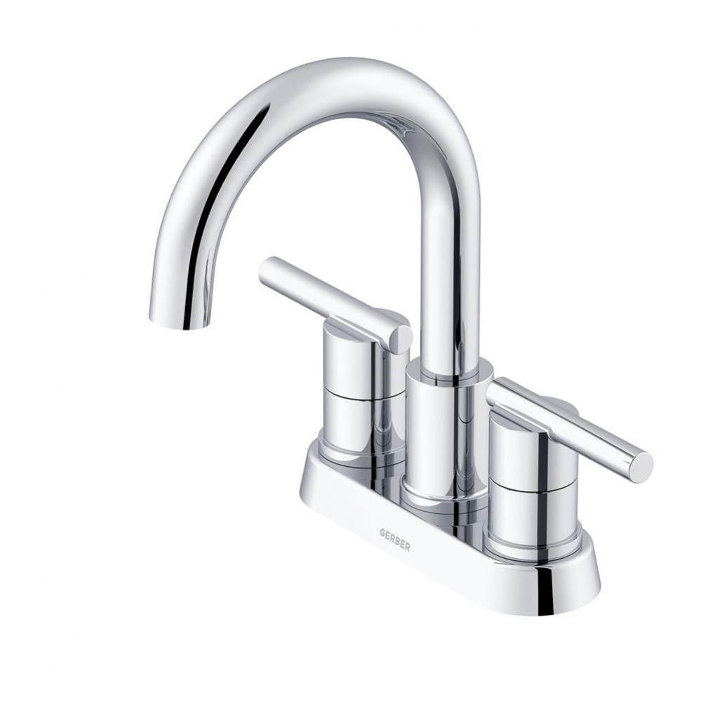 Parma 2H Centerset Lavatory Faucet w/ Metal Touch Down Drain 1.2gpm Chrome