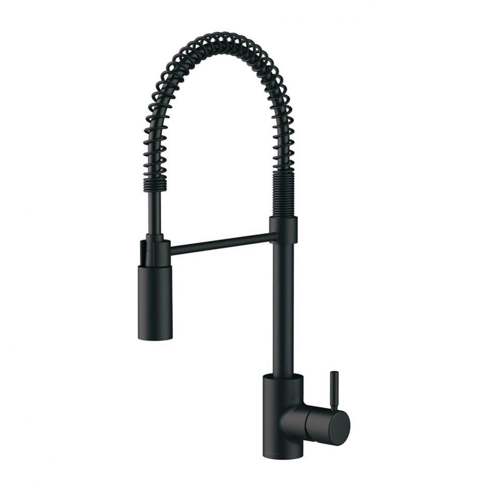 The Foodie 1H Pre-Rinse Kitchen Faucet 1.75gpm Satin Black