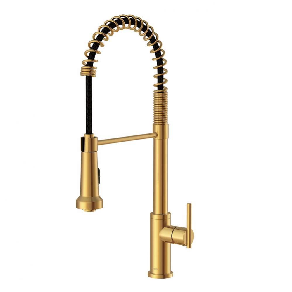 Parma 1H Pre-Rinse Pull-Down Kitchen Faucet 1.75gpm Brushed Bronze