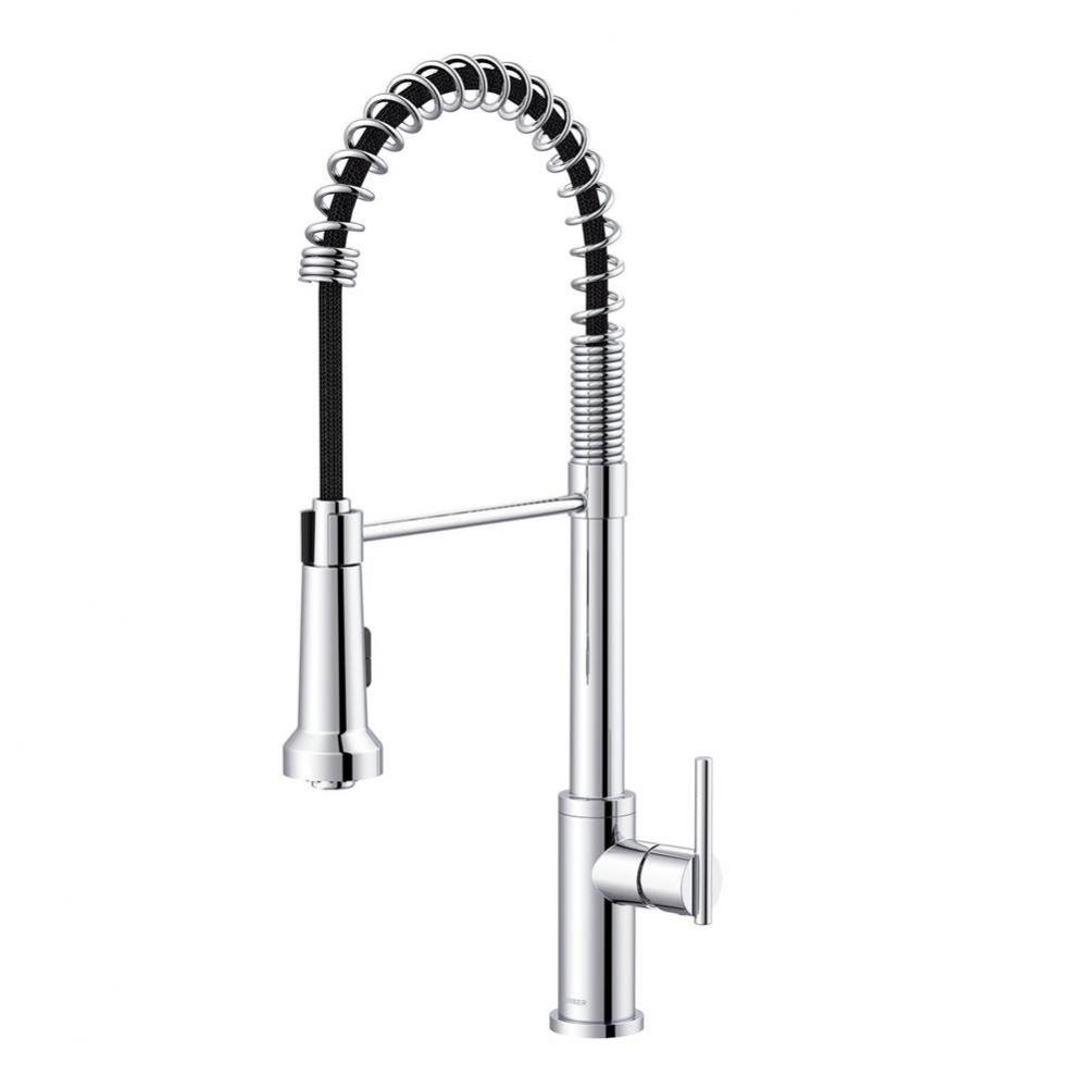 Parma 1H Pre-Rinse Pull-Down Kitchen Faucet 1.75gpm Chrome