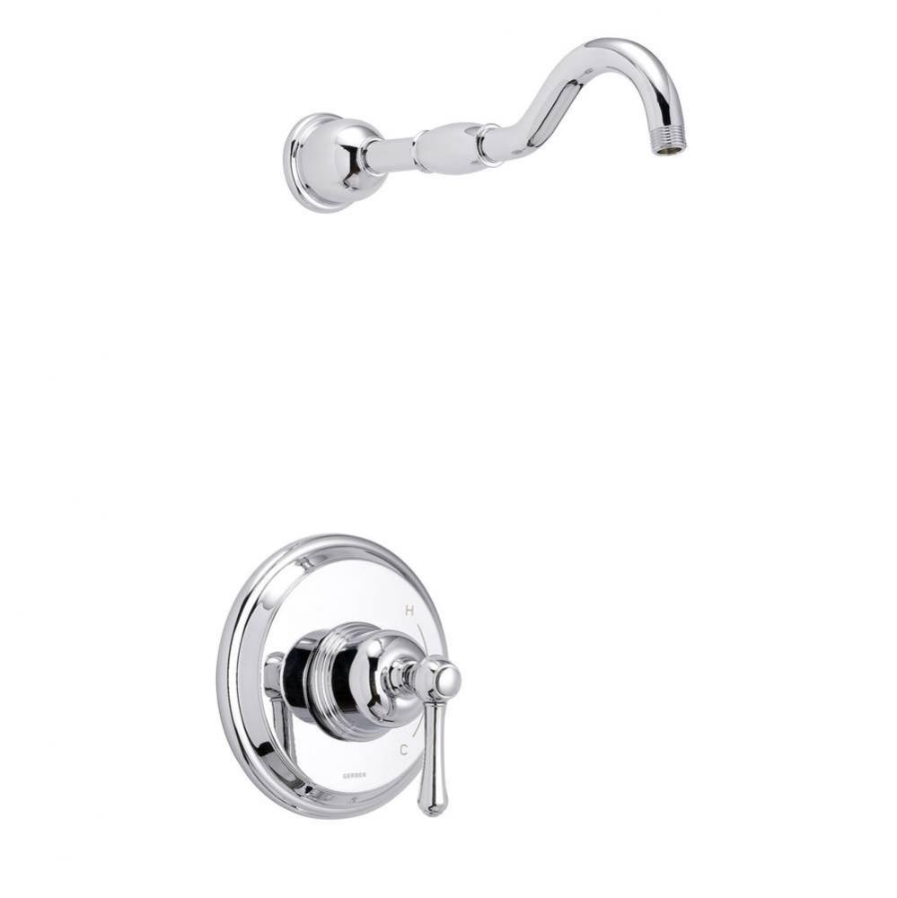 Opulence 1H Shower Only Trim Kit & Treysta Cartridge Less Showerhead Chrome