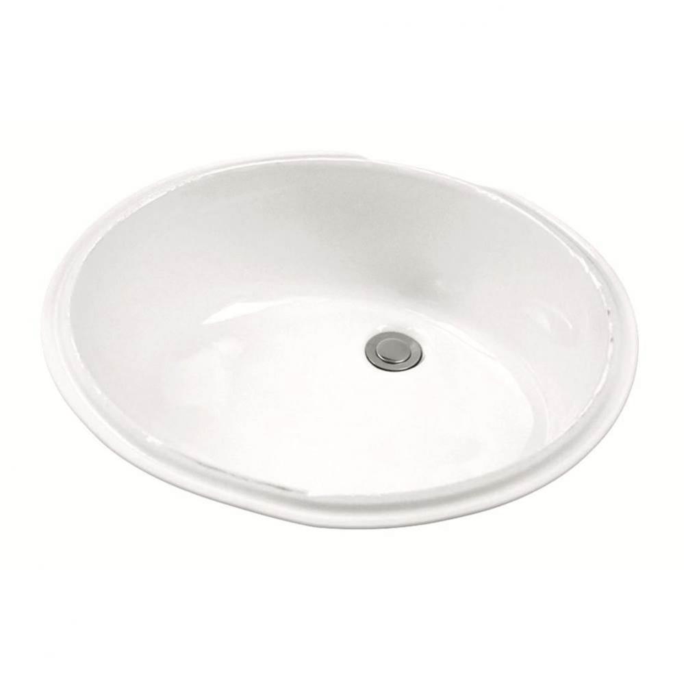 Luxoval Undercounter Lav 19.25''X15.75'' White