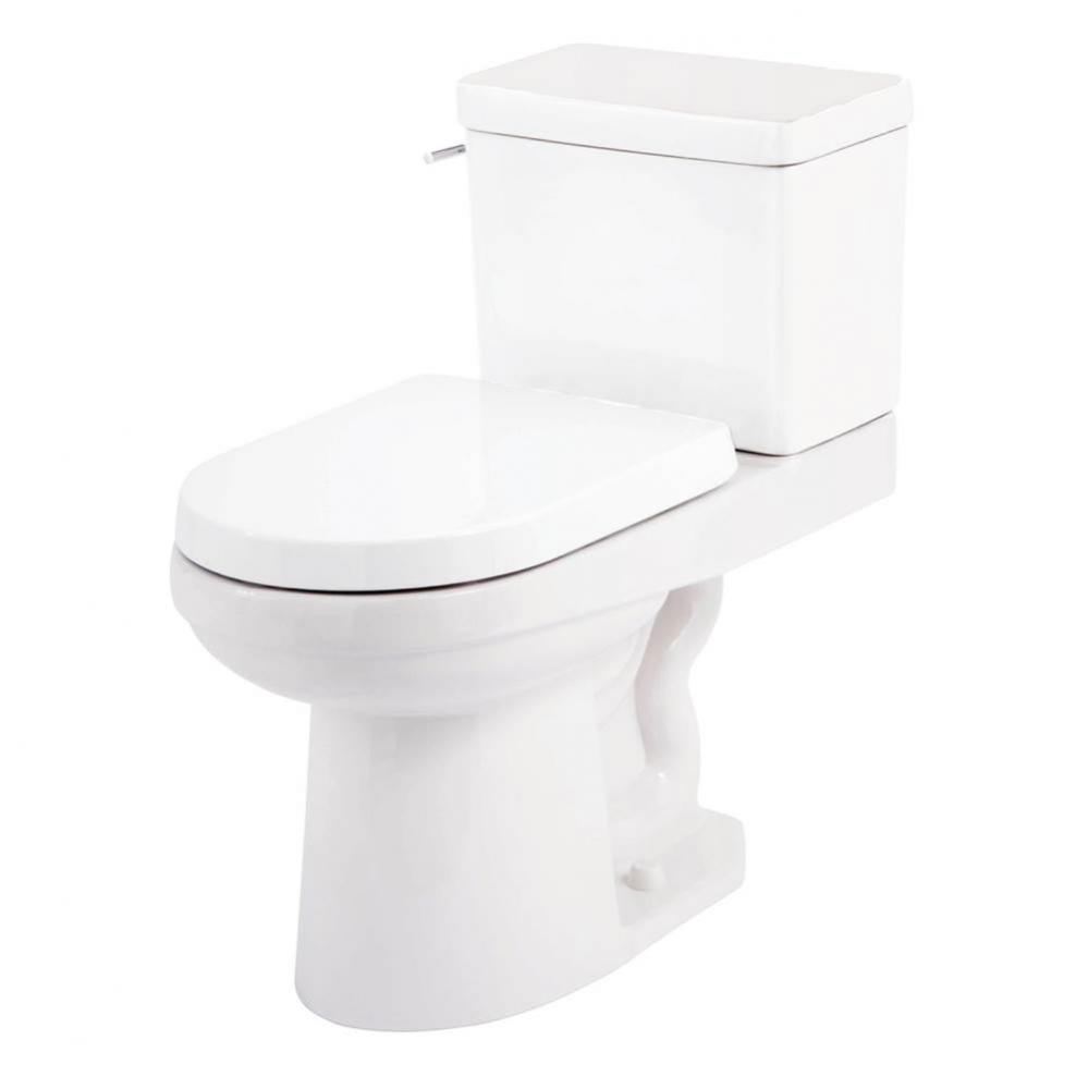 Wicker Park 1.28gpf ADA EL 12'' RI Combo: G0021186 Bowl w/ G0028186 Tank White