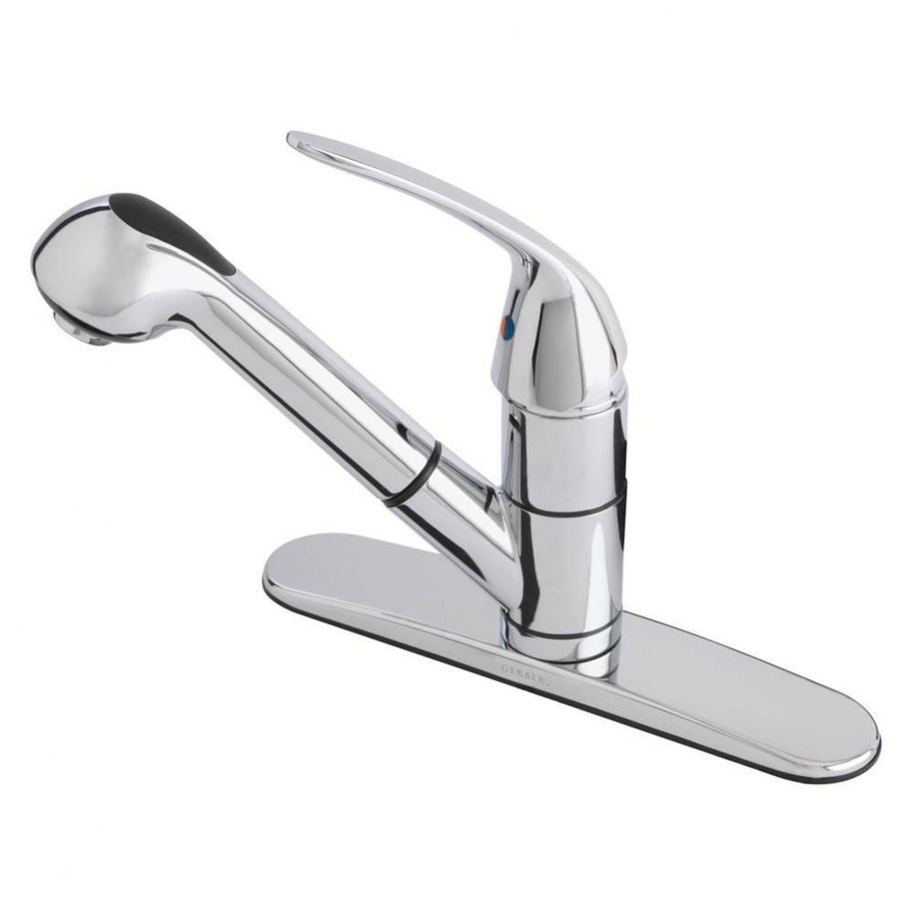 Maxwell SE 1H Pull-Out Kitchen Faucet w/ Washerless Cartridge 1.75gpm Chrome