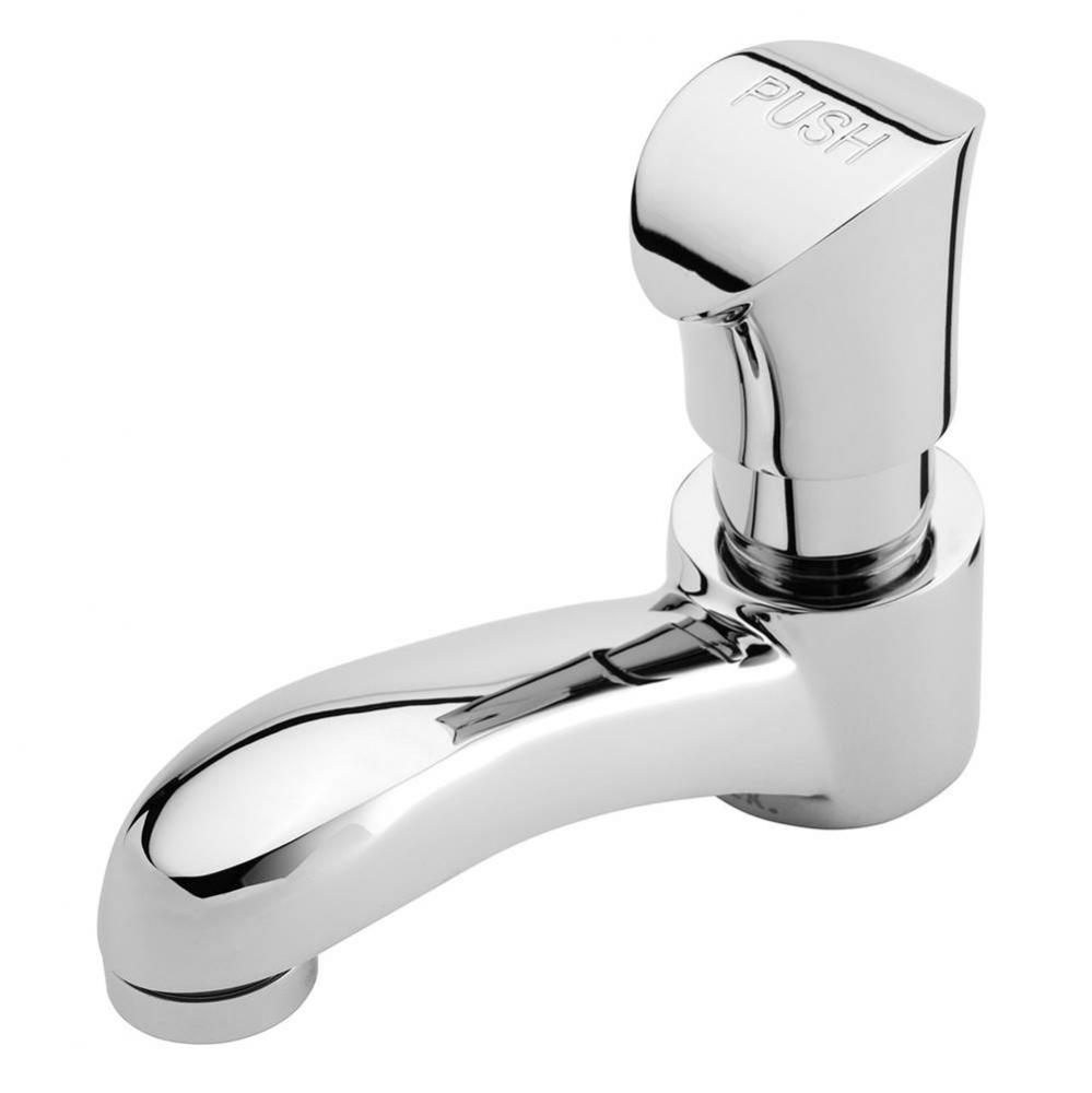 Single Handle Metering Faucet Chrome