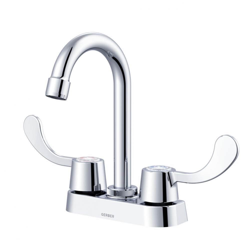 Gerber Classics 2H Bar Faucet w/ Wristblade Handles 1.75gpm Chrome