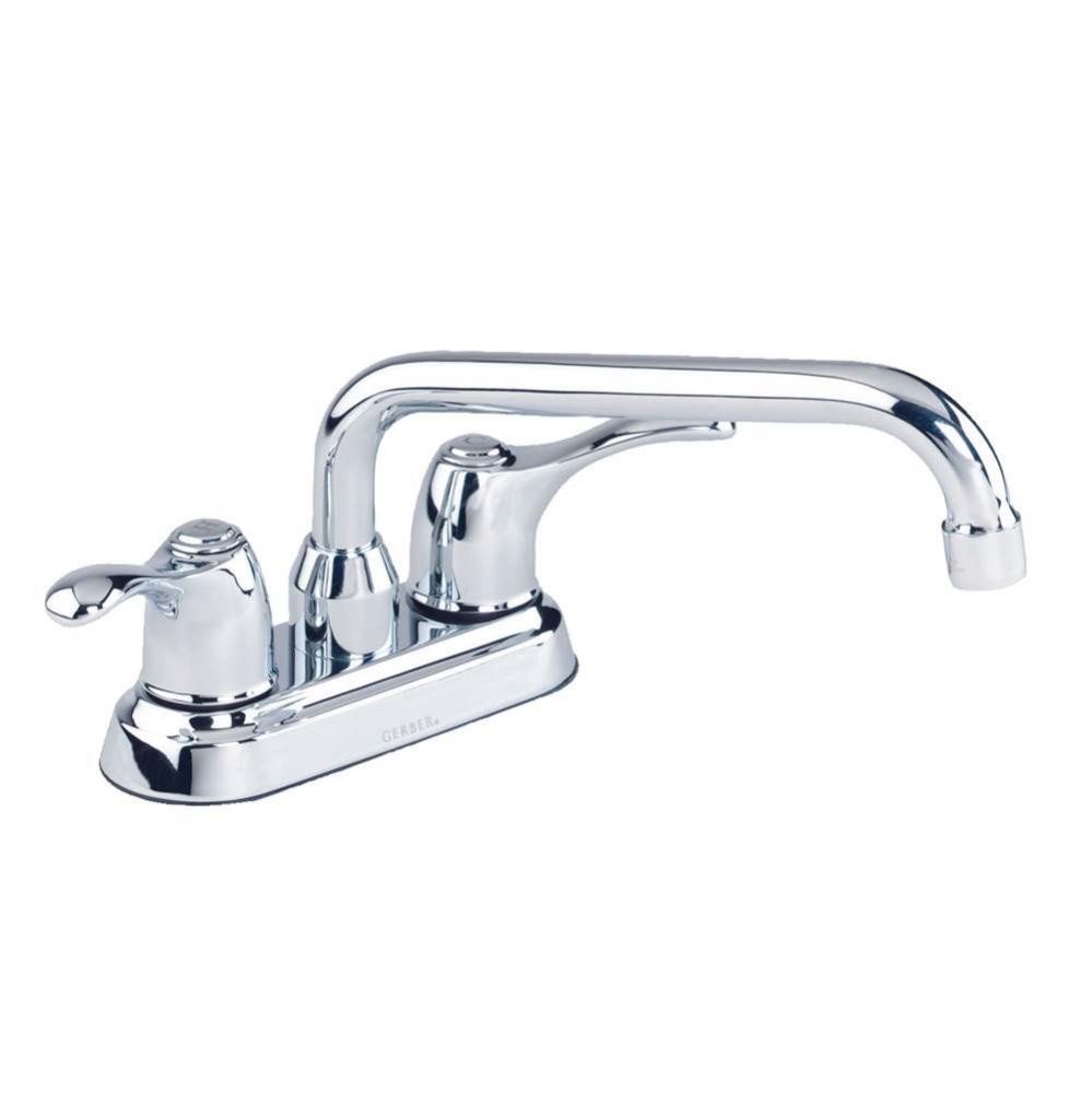 Allerton 2H Laundry Faucet 4'' Centers 8'' Spout 2.2gpm Chrome