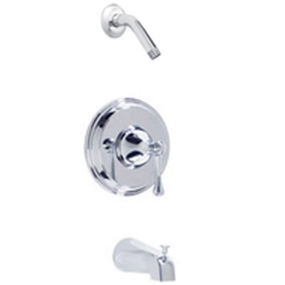 Abigail Tub & Shower trim kit, less showerhead, chrome