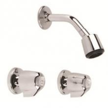 Gerber Plumbing G004822083 - Gerber Classics Two Handle Sliding Sleeve Threaded Escutcheon Shower Only Fitting with IPS/Sweat C