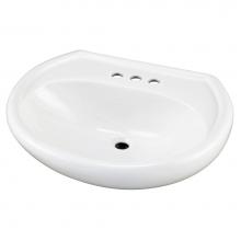 Gerber Plumbing G0012514 - Maxwell Ped Top 25.2''X20.5'' 4''CC White