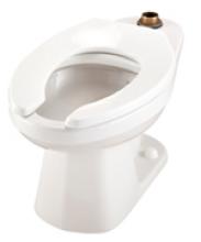 Gerber Plumbing G0025872 - North Point Jr. 1.28gpf Elongated Floor Mounted Top Spud Bowl 10'' Rough-In Tas White