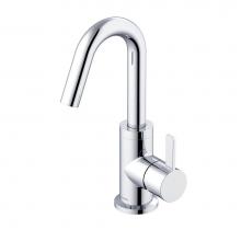 Gerber Plumbing D222530 - Amalfi 1H Lavatory Faucet Single Hole Mount w/ 50/50 Touch Down Drain & Optional Deck Plate In