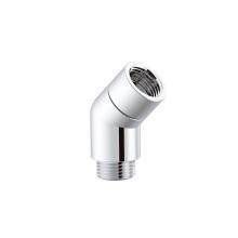 Gerber Plumbing D300140 - Floor Mount Tub Filler Elbow Adapter Chrome