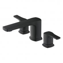 Gerber Plumbing D300970BST - Tribune 2H Roman Tub Trim Kit w/out Spray Satin Black