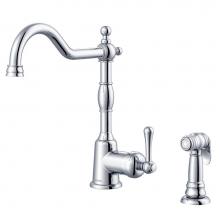 Gerber Plumbing D401157 - Opulence 1H Kitchen Faucet w/ Spray 1.75gpm Chrome