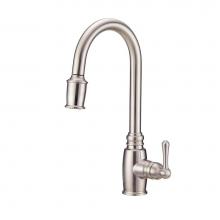 Gerber Plumbing D454057SS - Opulence 1H Pull-Down Kitchen Faucet w/ Snapback 1.75gpm Stainless Steel