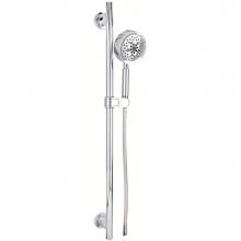 Gerber Plumbing D461729 - Versa 30'' Slide Bar Assembly w/ Parma 5 Function Handshower 2.0gpm Chrome