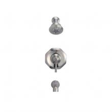 Gerber Plumbing D502528BNTC - Draper 1H Shower Only Trim Kit & Treysta Cartridge 2.0gpm Brushed Nickel