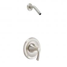 Gerber Plumbing D510522LSBNTC - Antioch 1H Shower Only Trim Kit & Treysta Cartridge Less Showerhead Brushed Nickel