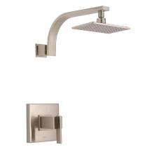 Gerber Plumbing D511544BNTC - Sirius 1H Shower Only Trim Kit & Treysta Cartridge 1.75gpm Brushed Nickel