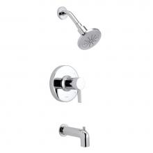 Gerber Plumbing D511030TC - Amalfi 1H Tub & Shower Trim Kit w/ Diverter on Spout & Treysta Cartridge 1.75gpm Chrome