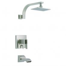 Gerber Plumbing D512044BNTC - Sirius 1H Tub & Shower Trim Kit & Treysta Cartridge w/ Diverter on Valve 2.0gpm Brushed Ni