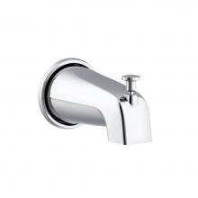 Gerber Plumbing D606225 - 5 1/2'' Wall Mount Tub Spout with Diverter Chrome