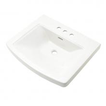 Gerber Plumbing G0013504 - Hinsdale Standard Ped Top 25''x21'' 4''CC White