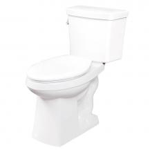 Gerber Plumbing G0020023 - Burr Ridge 1.28gpf EL ADA 12'' RI Combo: G0021187 Bowl w/ G0028187 Tank White