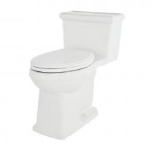 Gerber Plumbing G0021020 - Logan Square 1.28gpf 1pc ADA Elongated Simple CT Toilet 12'' Rough-In White