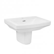 Gerber Plumbing G0023511 - Hinsdale Wall Hung Lav Combo: G0013501 Lav w/ G0029838 Shroud White