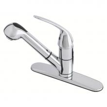 Gerber Plumbing G0040545W - Maxwell SE 1H Pull-Out Kitchen Faucet w/ Washerless Cartridge 1.75gpm Chrome