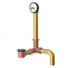 Gerber Plumbing G004180791 - Gerber Classics Pop-up Side Outlet 20 Gauge Drain for Standard Tub with Brass Nuts Chrome