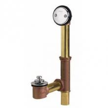 Gerber Plumbing G00418558789 - Classics Lift & Turn Fit-all 20 Ga Drain for Standard Tub with Horizontal Installation- '