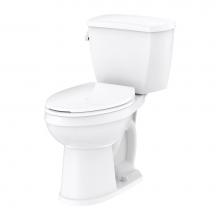 Gerber Plumbing GAV21817 - Avalanche 1.6gpf EL ADA 10'' RI Combo: GAV21828 Bowl w/ GAV28895 Tank White