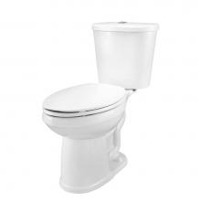 Gerber Plumbing GDF20118 - Maxwell SE Dual Flush 1.1/1.6gpf ADA EL 12'' RI Combo: GSE21128 Bowl w/ GDF28190 Tank Wh