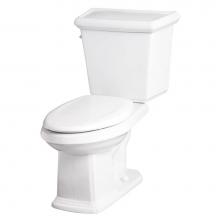 Gerber Plumbing GHE20017 - Logan Square 1.28gpf EL 10'' RI Combo: GHE21532 Bowl w/ GHE28535 Tank White