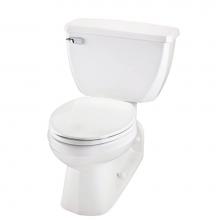 Gerber Plumbing GUL20310 - Ultra Flush 1.0gpf Floor Mount Back Outlet EL 12'' RI Combo: GUF21374 Bowl w/ GUF28380 T