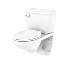 Gerber Plumbing GUL20370 - Ultra Flush 1.0gpf Wall Hung EL Combo: GHE21370 Bowl w/ GUF28370 Tank White