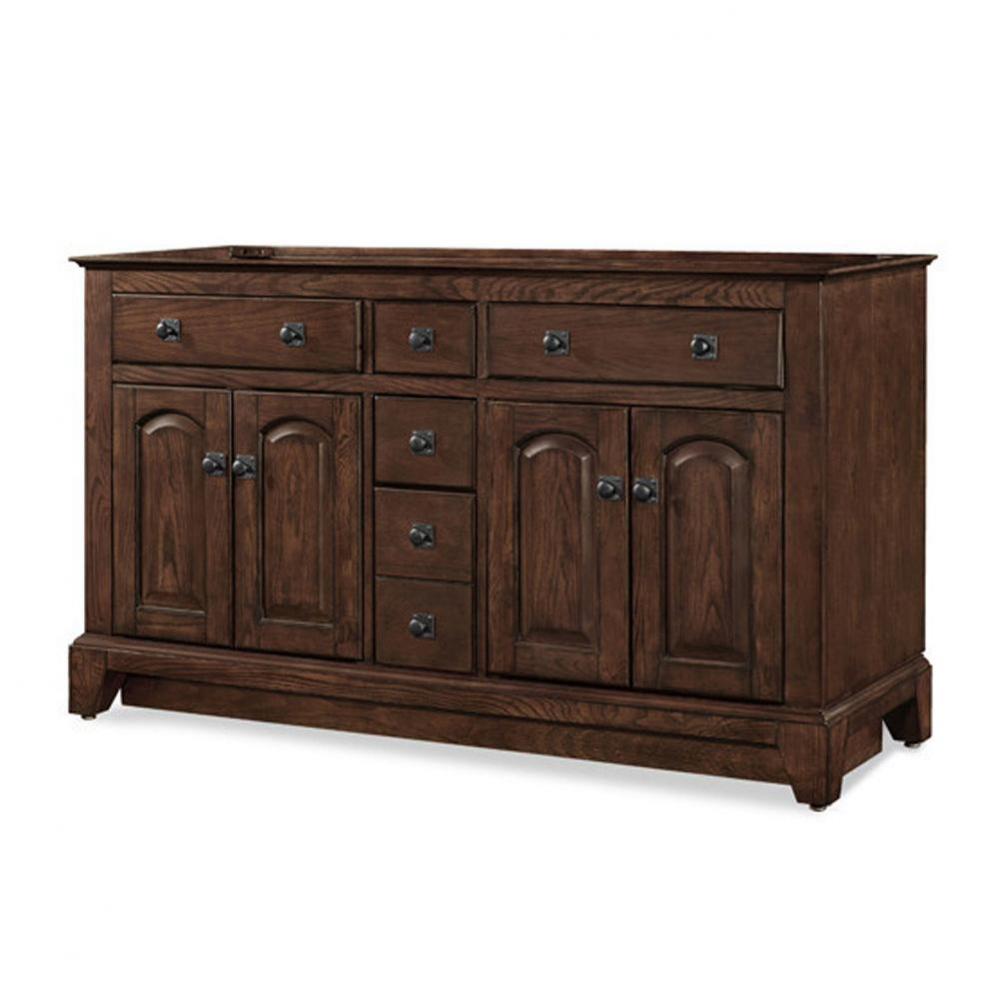 James 60'' Vanity - English Chestnut