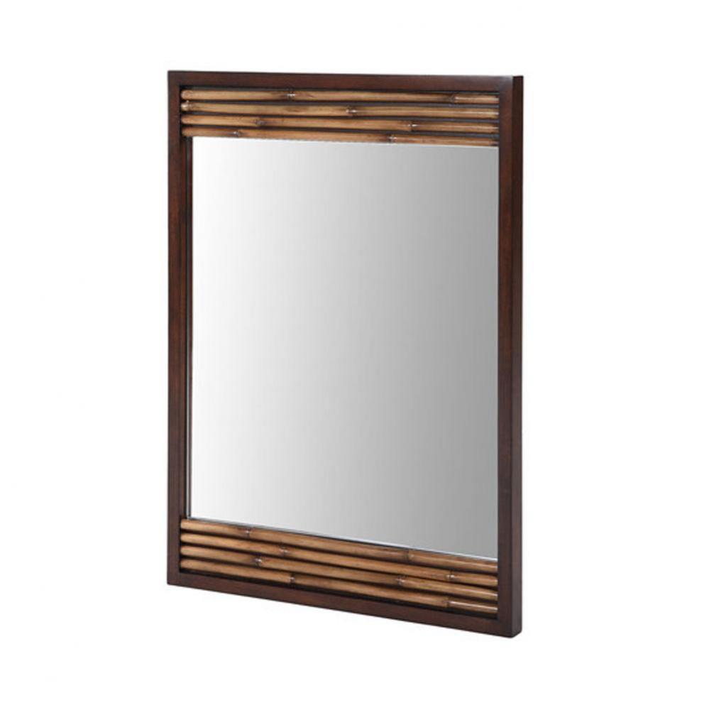 Bambu 26'' Mirror - Dark Bamboo