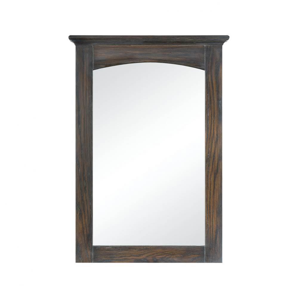 Wave 24-inch Mirror - Rustic Grey