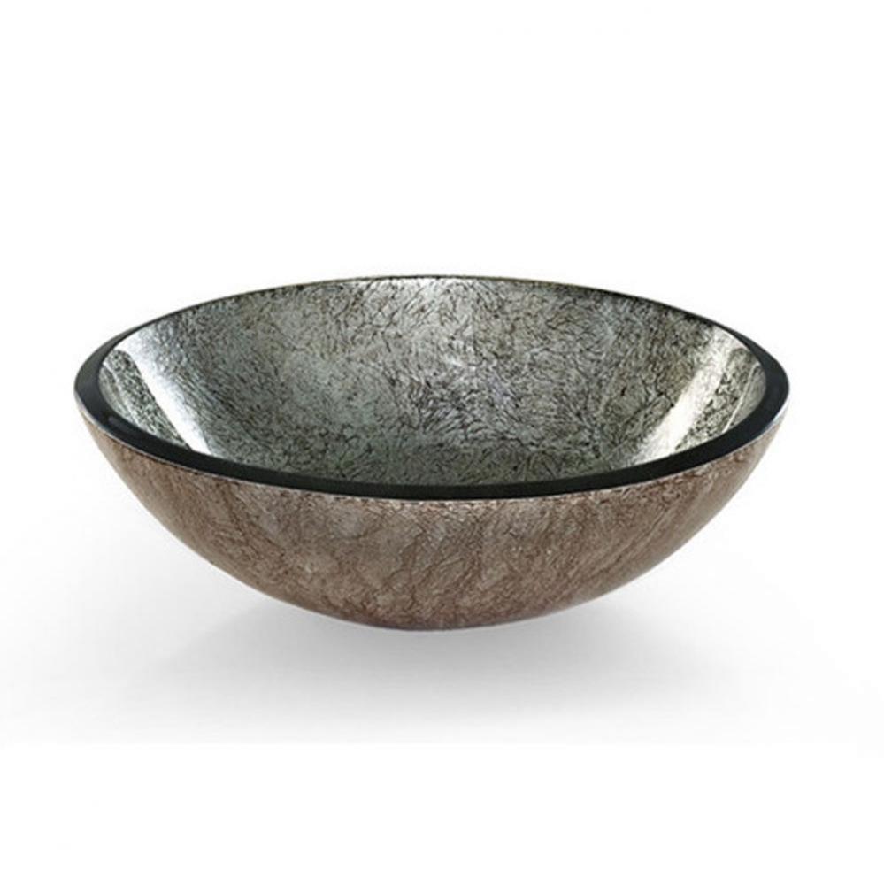 Reflex Vessel Sink - Metallic Silver 16.5''