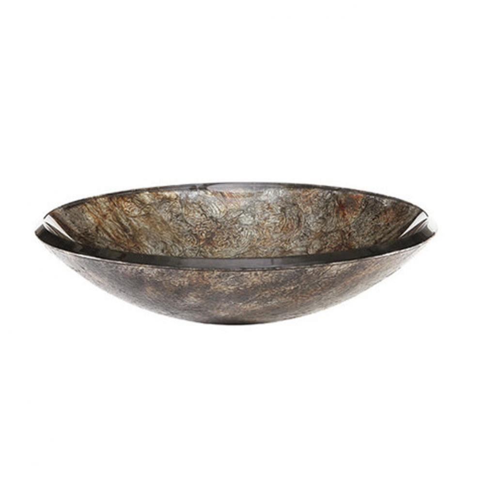 Reflex Vessel Sink - Metallic Pewter 18.125-inch