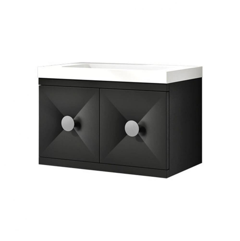 Aras 80 cm (31.5'') Vanity - Black