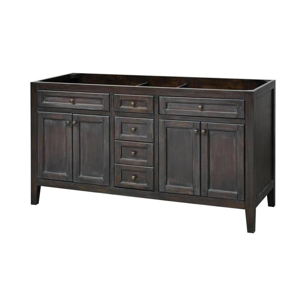 Yukon 60-inch Vanity - Rustic Grey